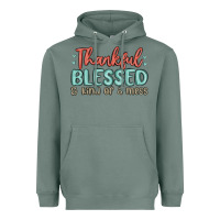 Sage thankful blessed and kind of a mess Heavyweight Hoodie - MaliasSmallBusiness