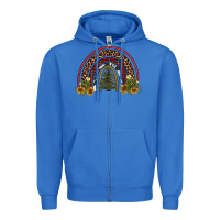 True Royal rainbow tree Zipper Hoodie - AdoDesignShop