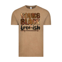 Vintage Coffee Young black free-ish Vintage Tee - Zillion Design Studio