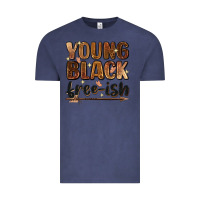 Vintage Denim Young black free-ish Vintage Tee - Zillion Design Studio