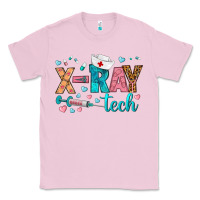 Bubblegum Pink x ray tech Classic Tee - BundleAndBundleShop