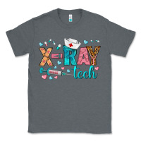 Charcoal Heather x ray tech Classic Tee - BundleAndBundleShop