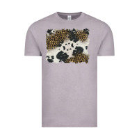 Vintage Zinc black and white cowhide background Vintage Tee - BarkalooDesign