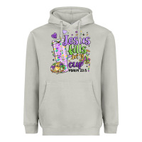 Moon Dust mardi gras jesus fills my cup Heavyweight Hoodie - MaliasSmallBusiness
