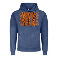 Vintage Denim basketball brushstroke Vintage Hoodie - Zillion Design Studio