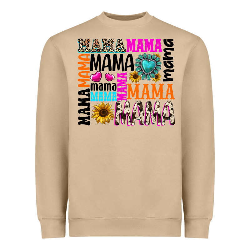 Mama Gemstone Sunflower Heavyweight Sweatshirt by texasbilliewilder | Teevron
