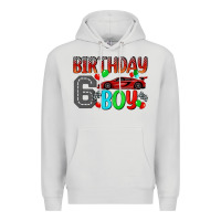 Dove Grey birthday boy 6 Premium Hoodie - BundleAndBundleShop