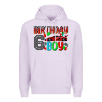 Lilac birthday boy 6 Premium Hoodie - BundleAndBundleShop