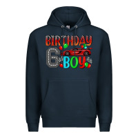 Navy birthday boy 6 Premium Hoodie - BundleAndBundleShop