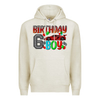 Oatmeal Heather birthday boy 6 Premium Hoodie - BundleAndBundleShop