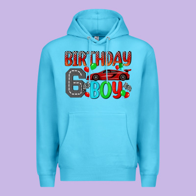 Birthday Boy 6 Premium Hoodie Designed By Bundleandbundleshop