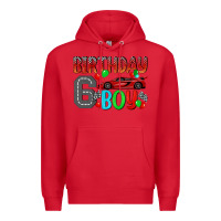 Red birthday boy 6 Premium Hoodie - BundleAndBundleShop
