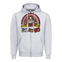 Rainbow And Hohoho With Gnome Zipper Hoodie | Teevron
