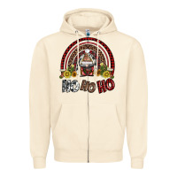 Sandshell rainbow and hohoho with gnome Zipper Hoodie - AdoDesignShop