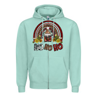 Seafoam rainbow and hohoho with gnome Zipper Hoodie - AdoDesignShop