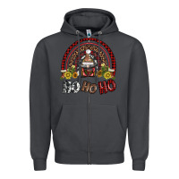 Smoke rainbow and hohoho with gnome Zipper Hoodie - AdoDesignShop