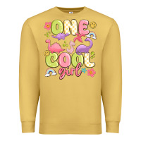 Antique Gold one cool girl Premium Sweatshirt - MaliasSmallBusiness