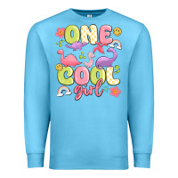 Ocean Blue one cool girl Premium Sweatshirt - MaliasSmallBusiness