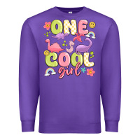 Purple one cool girl Premium Sweatshirt - MaliasSmallBusiness