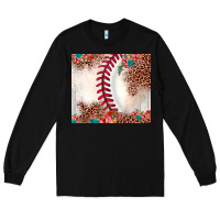 Black baseball leopard Long Sleeve Tee - JahusDesignShop