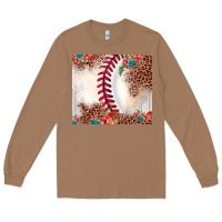 Toasted Coconut baseball leopard Long Sleeve Tee - JahusDesignShop