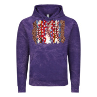 Cloud Purple baseball brushstroke Vintage Hoodie - Zillion Design Studio