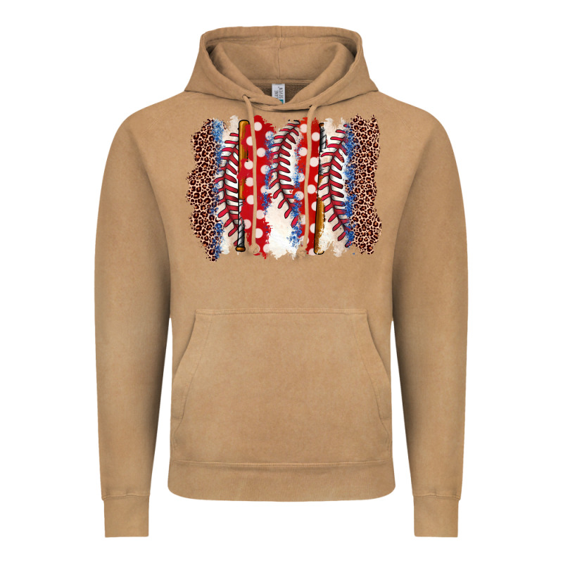 Baseball Brushstroke Vintage Hoodie by Zillion Design Studio | Teevron