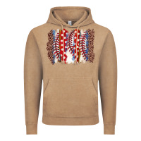 Vintage Coffee baseball brushstroke Vintage Hoodie - Zillion Design Studio