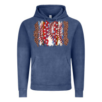 Vintage Denim baseball brushstroke Vintage Hoodie - Zillion Design Studio