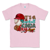 Bubblegum Pink it's a baseball kinda day Classic Tee - BundleAndBundleShop