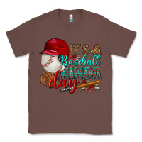 Chestnut it's a baseball kinda day Classic Tee - BundleAndBundleShop