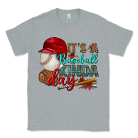 Heather Grey it's a baseball kinda day Classic Tee - BundleAndBundleShop