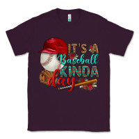Plum it's a baseball kinda day Classic Tee - BundleAndBundleShop