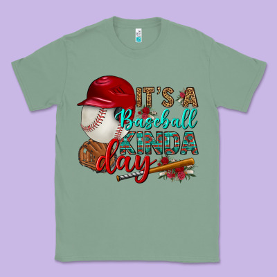 It's A Baseball Kinda Day Classic Tee Designed By Bundleandbundleshop