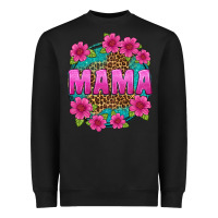 Black mama leopard background Heavyweight Sweatshirt - texasbilliewilder