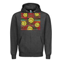 Charcoal Heather western softball Zipper Hoodie - AdoDesignShop