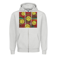 Dove Grey western softball Zipper Hoodie - AdoDesignShop