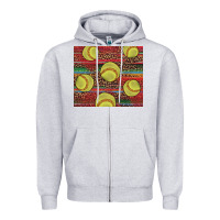 Heather Grey western softball Zipper Hoodie - AdoDesignShop