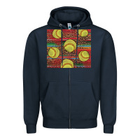 Navy western softball Zipper Hoodie - AdoDesignShop
