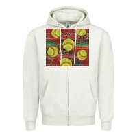 Oatmeal Heather western softball Zipper Hoodie - AdoDesignShop