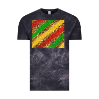 Cloud Black African colors leopard Vintage Tee - Zillion Design Studio