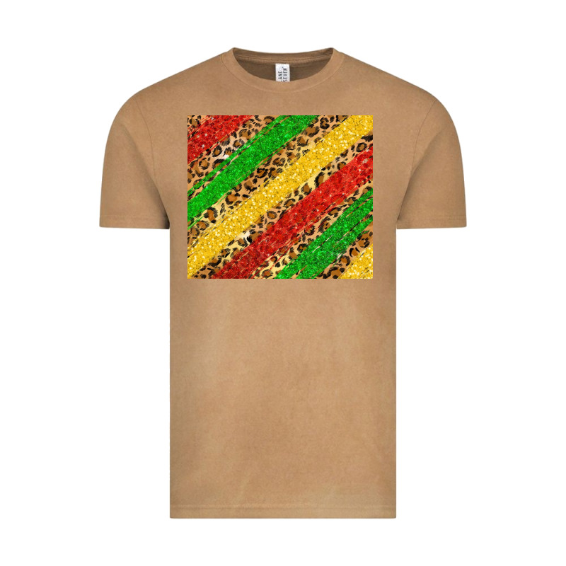 African Colors Leopard Vintage Tee by Zillion Design Studio | Teevron