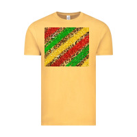 Vintage Mustard African colors leopard Vintage Tee - Zillion Design Studio