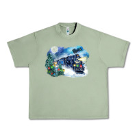 Oil Green polar express winter Urban Heavy Tee - FaDigitalArtStudio