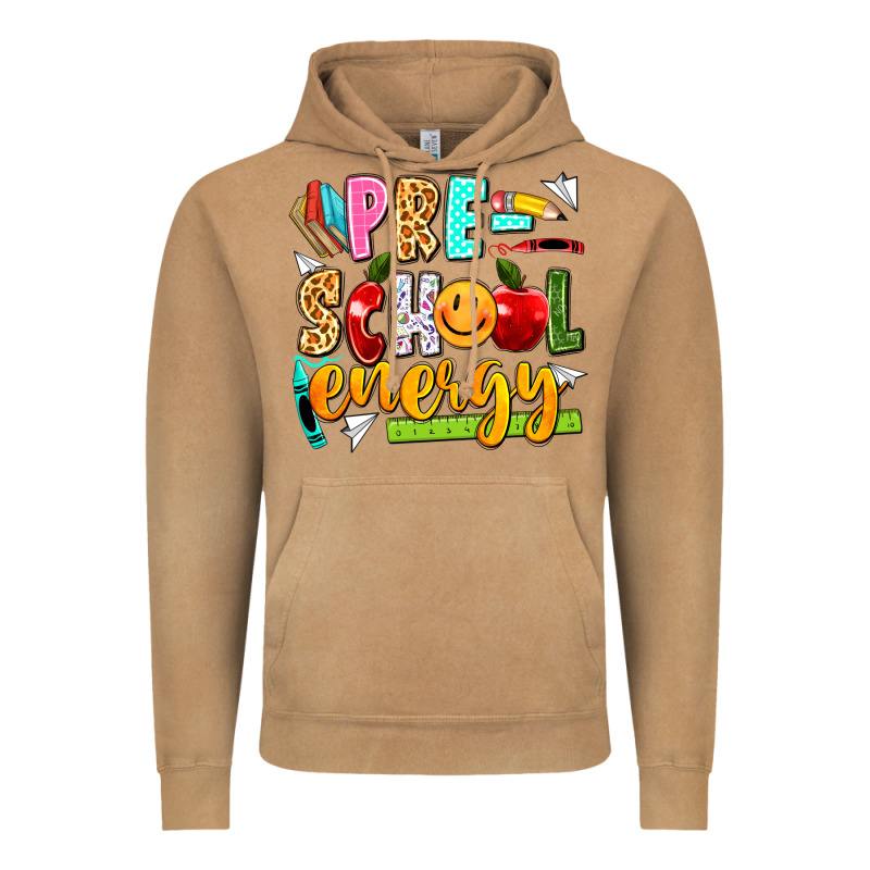 Pre School Energy Vintage Hoodie by texasbilliewilder | Teevron