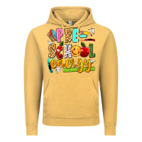 Vintage Mustard pre school energy Vintage Hoodie - texasbilliewilder