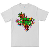 Dove Grey merry Christmas y'all Texas map Premium Tee - BarkalooDesign