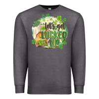 Charcoal Heather let's get lucked up Premium Sweatshirt - MaliasSmallBusiness