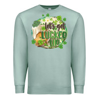 Seafoam let's get lucked up Premium Sweatshirt - MaliasSmallBusiness