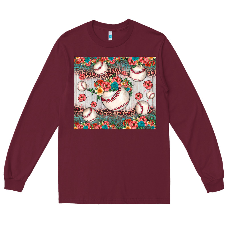 Baseball Leopard Long Sleeve Tee by JahusDesignShop | Teevron